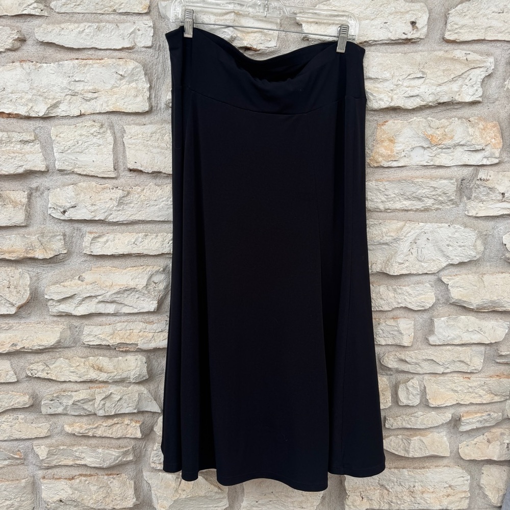 Lane Bryant Classic Black A-Line Skirt 18/20